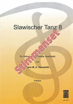 Dvork, Antonin Slawischer Tanz Nr. 8 Akkordeonorchester Stimmenset