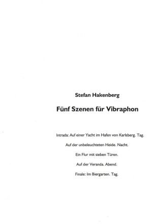 5 Szenen fr Vibraphon