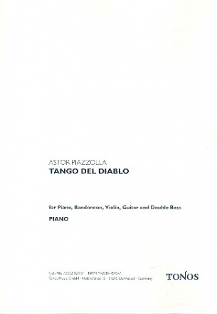 Tango del Diablo fr Klavier, Bandoneon, Violine, Gitarre und Kontraba,    Stimmensatz