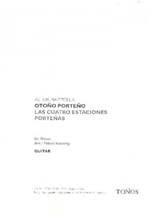 Otono Porteno for 8 instruments parts