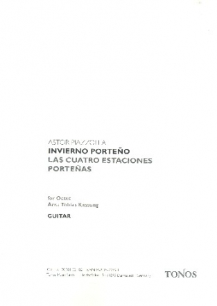 Invierno Porteno for 8 instruments parts