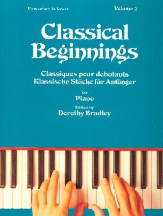 Classical Beginnings vol.3 for piano