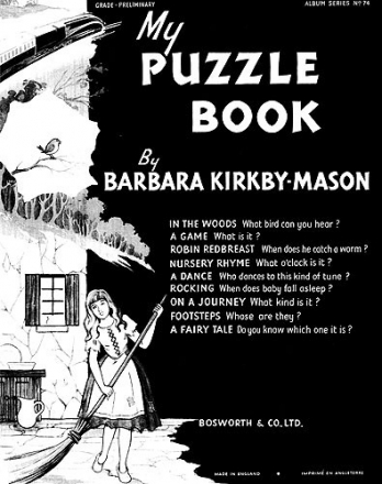 Kirkby-mason, B My Puzzle Book Grade 1 Pf Piano Study