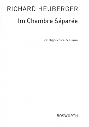 Im Chambre Spare fr Gesang (hoch) und Klavier (dt/en)