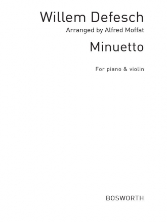 Minuetto  for violin and piano