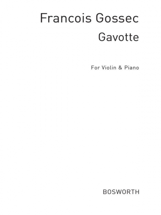 Gavotte for violin and piano