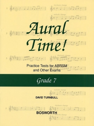 David Turnbull: Aural Time! Practice Tests - Grade 7 Voice, Piano Accompaniment Aural