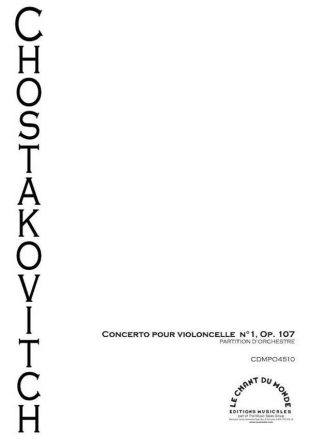 Dimitri Shostakovich, Concerto No. 1 - Op. 107 Cello and Orchestra Partitur