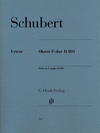 Oktett F-Dur D803 fr Klarinette, Fagott, fr Klarinette, Fagott, Horn, 2 Violinen, Viola, Violoncello und Kontr Stimmen