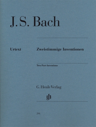 Zweistimmige Inventionen BWV772-786 fr Klavier Neuausgabe 2015