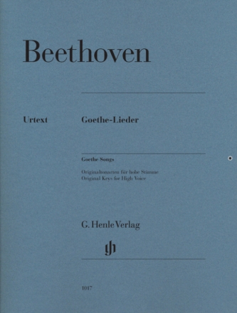 Goethe-Lieder fr Gesang (hoch) und Klavier