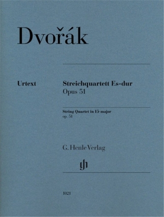 Streichquartett Es-Dur op.51 fr 2 Violinen, Viola und Violoncello Stimmensatz