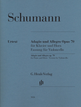 Adagio und Allegro op.70 fr Horn und Klavier fr Violoncello und Klavier