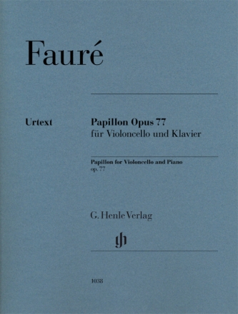 Papillon op.77 fr Violoncello und Klavier