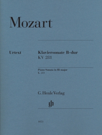 Sonate B-Dur KV281 fr Klavier