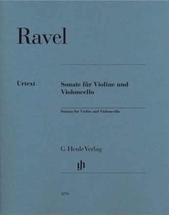 Sonate fr Violine und Violoncello Stimmen (mit und ohne Fingersatz)