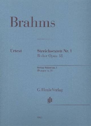 Sextett B-Dur Nr.1 op.18 fr 2 Violinen, 2 Violen und 2 Violoncelli Stimmen