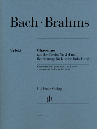 Chaconne aus der Partita d-Moll Nr.2 fr Klavier linke Hand