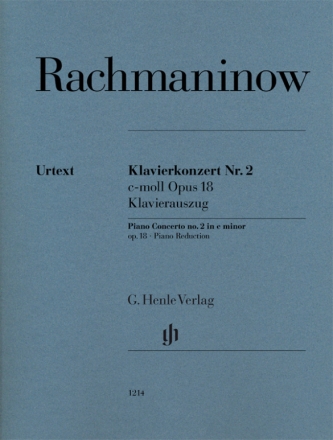 Konzert c-Moll Nr.2 op.18 fr Klavier und Orchester Klavierauszug