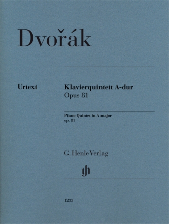 Quintett A-Dur op.81 fr 2 Violinen, Viola, Violoncello und Klavier Stimmen