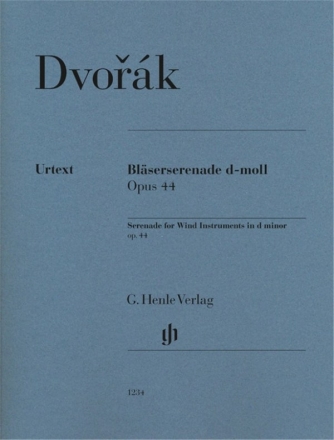 Serenade d-Moll op.44 fr 2 Oboen, 2 Klarinetten, 2 Fagotte, Kontrafagott, 3 Hrner, Violoncello und Kontrabass, Stimmen