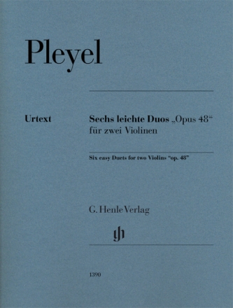 6 leichte Duos op.48 fr 2 Violinen Partitur und Stimmen