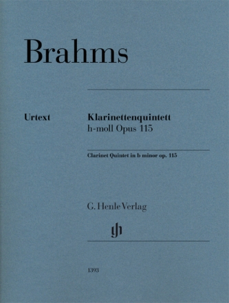 Klarinettenquintett h-moll op.115 fr Klarinette (A) (Viola), 2 Violinen, Viola und Violoncello Stimmensatz