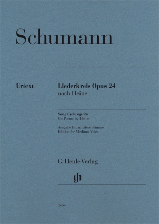 Liederkreis op.24 nach Heine fr Gesang (mittel) und Klavier