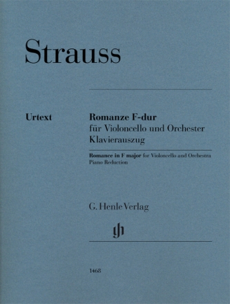 Romanze F-Dur fr Violoncello und Orchester fr Violoncello und Klavier Klavierauszug