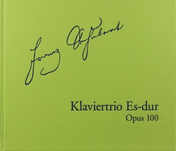 Klaviertrio Es-Dur op.100 D929  Faksimile