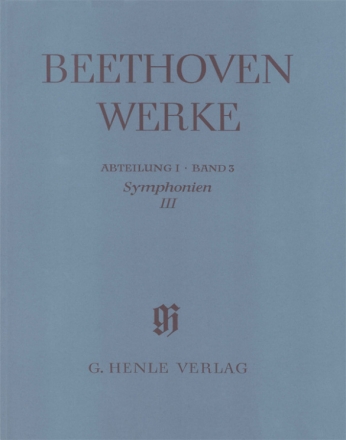 HN4021  Symphonien III Wissenschaftliche Gesamtausgabe mit Kritischem Bericht, Abteilung I, Band 3, broschiert