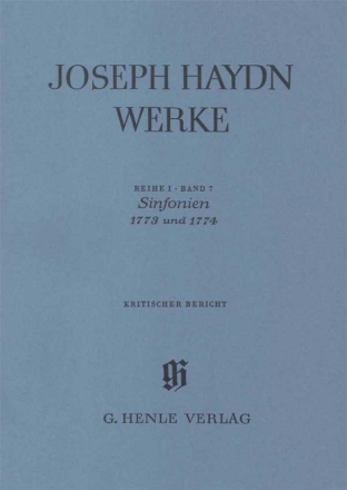 Haydn, Joseph Sinfonien 1773 und 1774  Ganzleinen