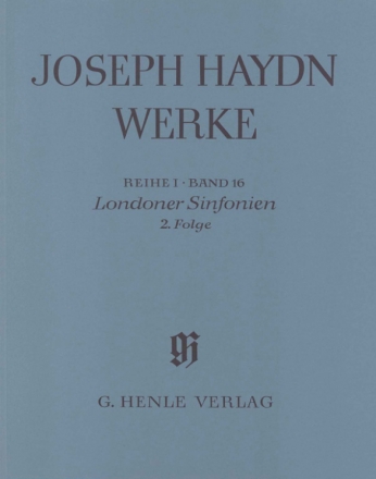 Haydn, Joseph Londoner Sinfonien 2. Folge (mit Kritischem Bericht)  Ganzleinen