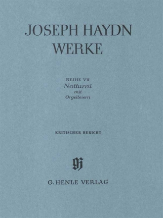 Haydn, Joseph Notturni mit Orgelleiern  Ganzleinen