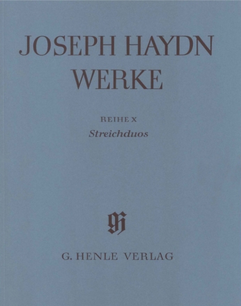 Haydn, Joseph Streichduos (mit Kritischem Bericht)  broschiert