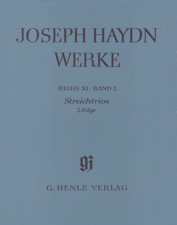 Haydn, Joseph Streichtrios, 2. Folge (mit Kritischem Bericht)  Ganzleinen