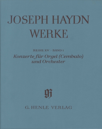 Smtliche Werke Reihe 15 Band 1 Konzerte fr Orgel (Cembalo) und Orchester Partitur und Kritischer Bericht,  broschiert