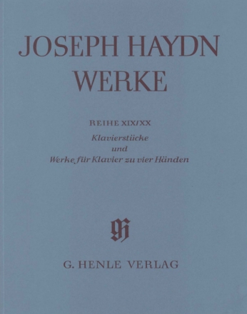 Haydn, Joseph Klavierstcke/Werke fr Klavier zu vier Hnden Klavier zu vier Hnden broschiert