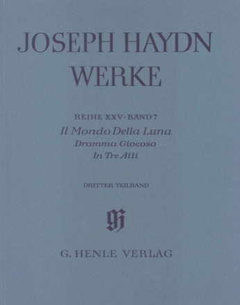 Haydn, Joseph Il Mondo Della Luna - Dramma Giocoso - 3. Teilband  Ganzleinen