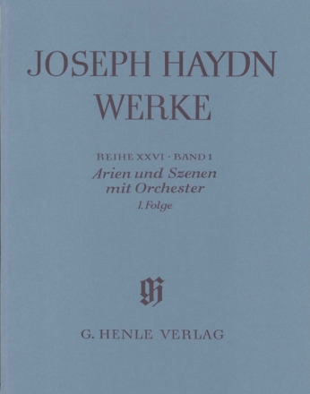 Haydn, Joseph Arien und Szenen mit Orchester, 1. Folge  broschiert