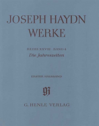 Haydn, Joseph Die Jahreszeiten, Hob. XXI:3 Erster Halbband broschiert