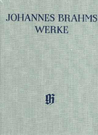 Gesamtausgabe Reihe 2 Band 7 Horntrio Es-Dur op.40 und Klarinettentrio a-Moll op.114 Partitur,  gebunden