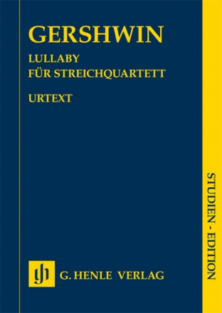 Lullaby fr Streichquartett Studienpartitur