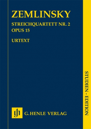 Streichquartett Nr.2 op.15 fr 2 Violinen, Viola und Violoncello Studienpartitur