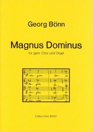 Magnus Dominus (1990) Gemischter Chor (SATB), Orgel Partitur, Chorpartitur