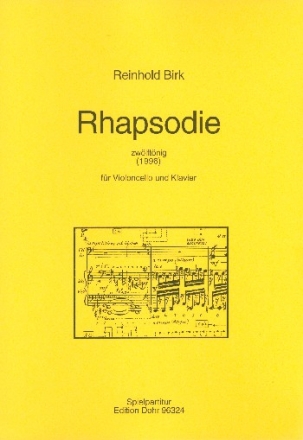 Rhapsodie fr Violoncello und Klavier Partitur