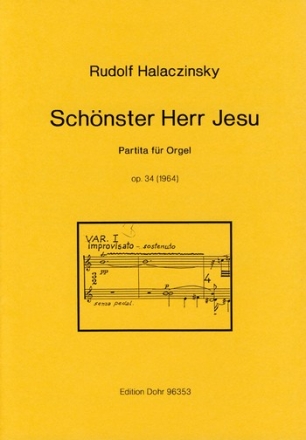 Schnster Herr Jesu op. 34 (1964) -Partita fr O