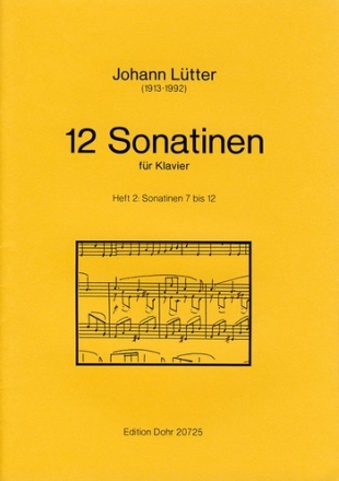 12 Sonatinen Band 2 (Nr.7-12) fr Klavier