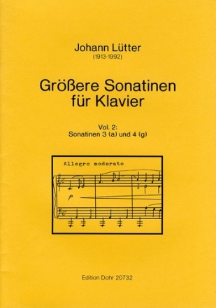 Grere Sonatinen Band 2 fr Klavier