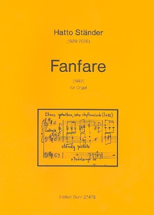 Fanfare fr Orgel